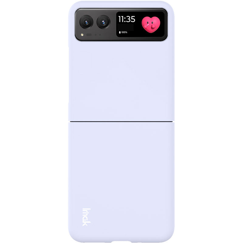 Uniqkart JS-2 Series For Motorola Razr 40 5G Protective Case Hard PC Anti-Drop Phone Cover - Purple