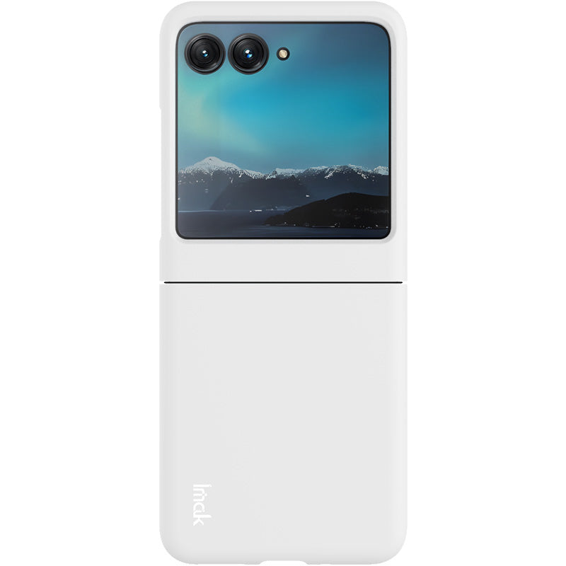 Uniqkart JS-2 Series Shockproof Case for Motorola Razr 40 Ultra 5G Anti-Drop Hard PC Phone Cover - White