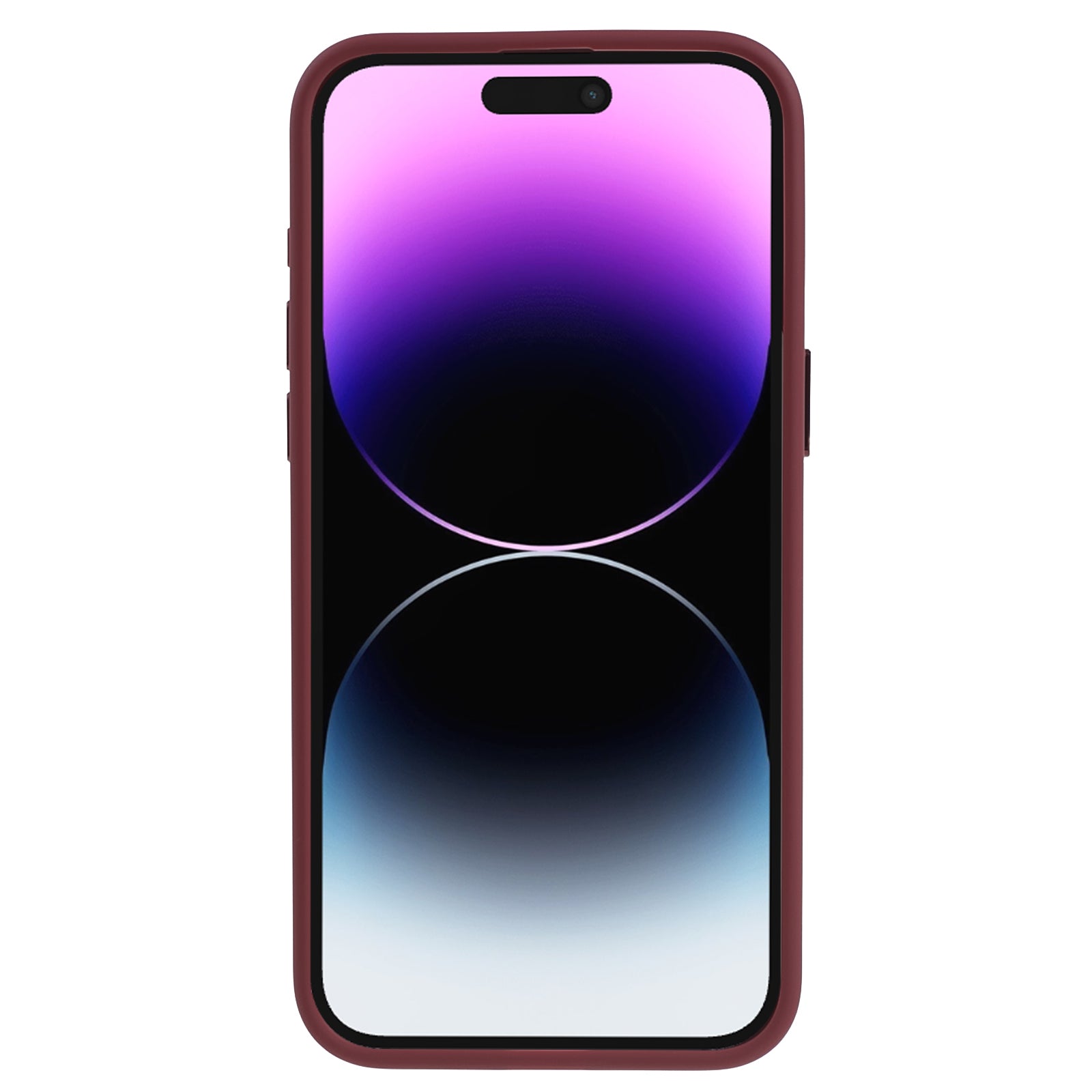 TPU+Acrylic Phone Case for iPhone 15 Pro Max Skin-Touch Matte Anti-Fingerprint Phone Shell Compatible with MagSafe - Red