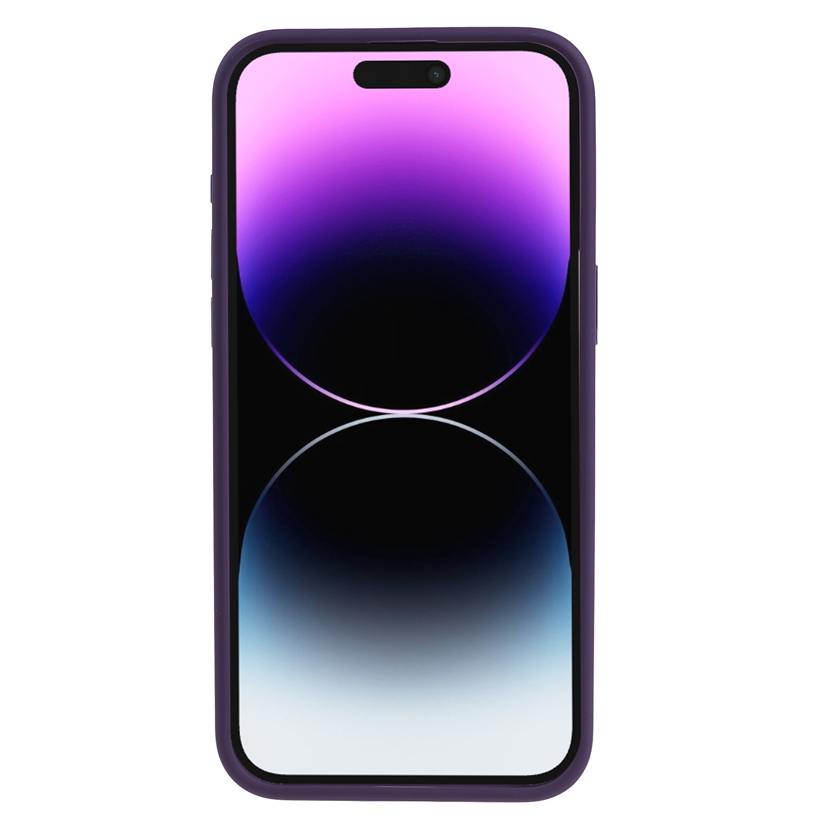 TPU+Acrylic Phone Case for iPhone 15 Pro Max Skin-Touch Matte Anti-Fingerprint Phone Shell Compatible with MagSafe - Purple