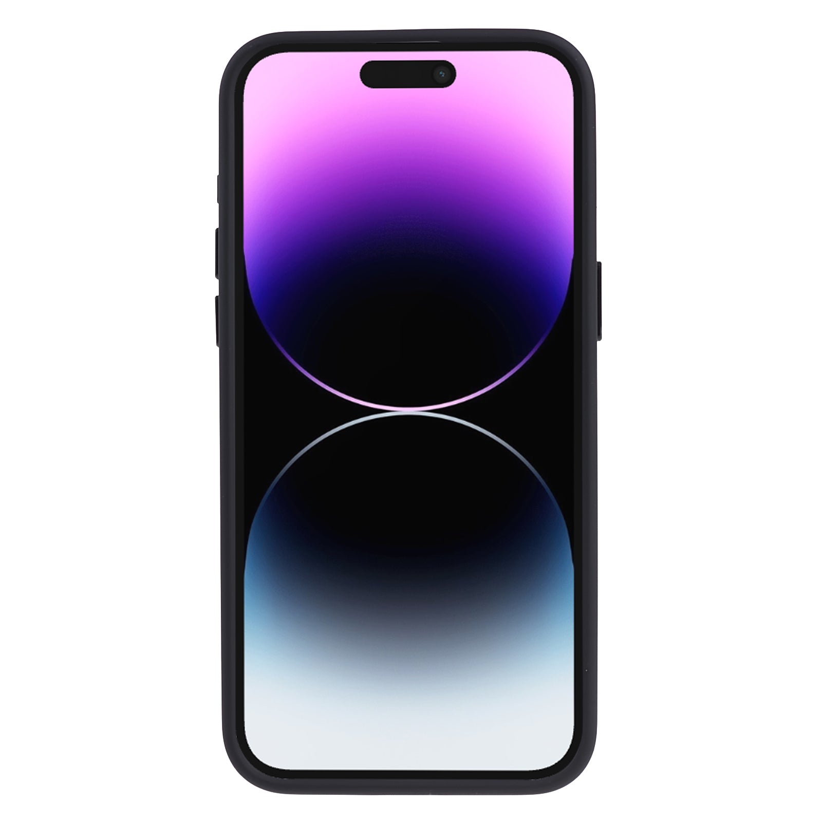 TPU+Acrylic Phone Case for iPhone 15 Pro Max Skin-Touch Matte Anti-Fingerprint Phone Shell Compatible with MagSafe - Black