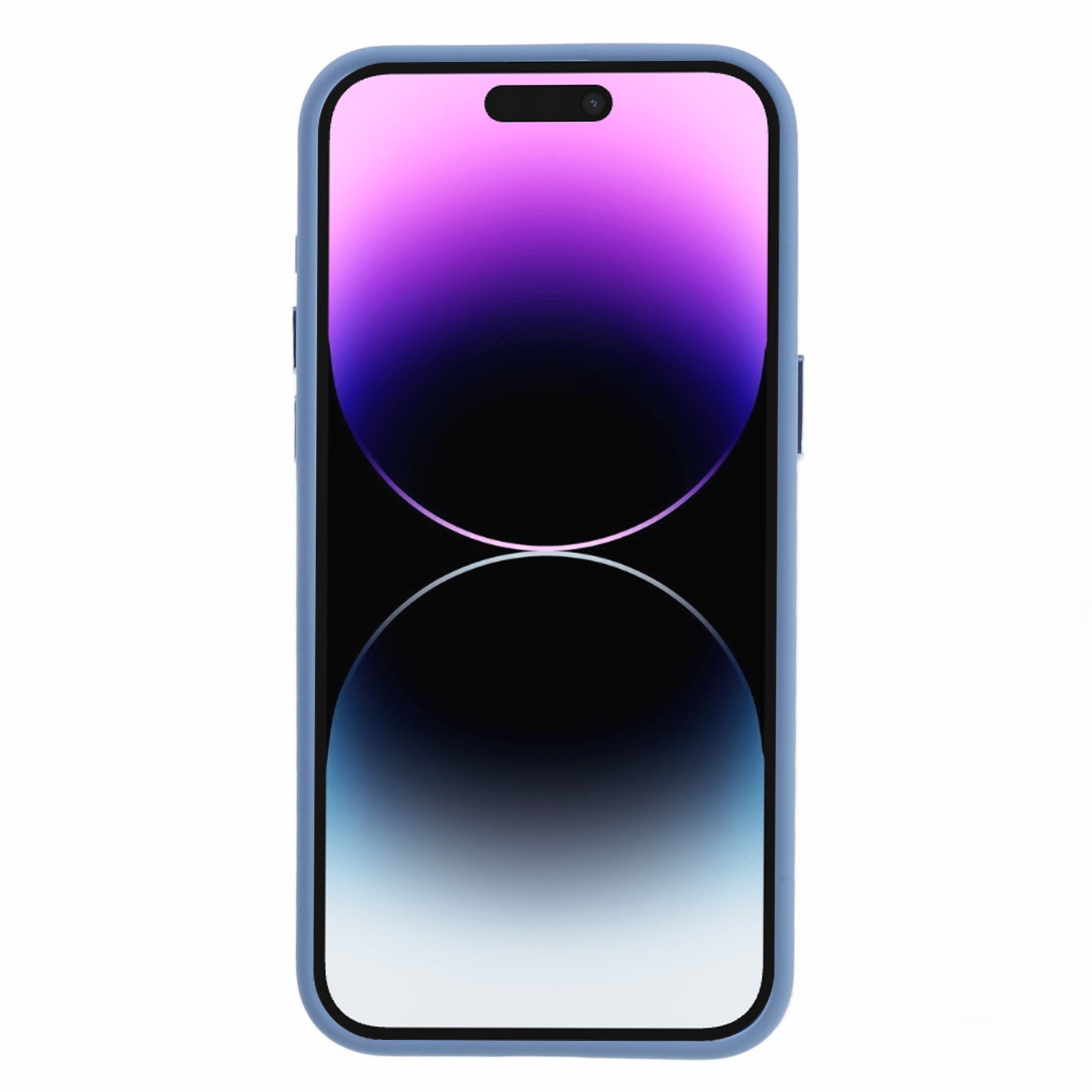 TPU+Acrylic Phone Case for iPhone 15 Pro Max Skin-Touch Matte Anti-Fingerprint Phone Shell Compatible with MagSafe - Blue
