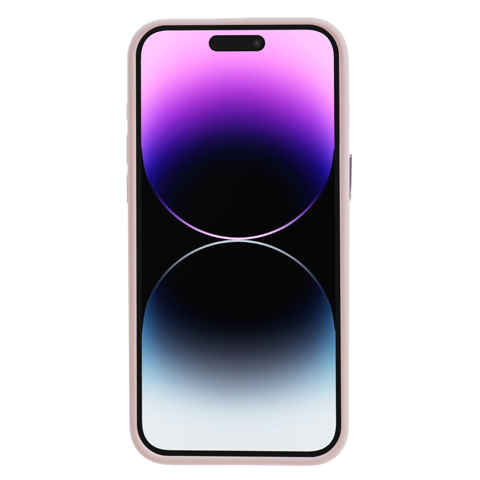 TPU+Acrylic Phone Case for iPhone 15 Pro Max Skin-Touch Matte Anti-Fingerprint Phone Shell Compatible with MagSafe - Pink