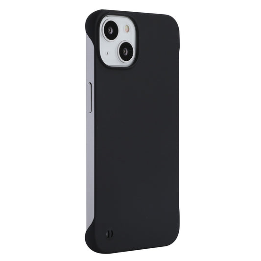 Uniqkart Phone Case for iPhone 15 Plus , Rubberized Matte Hard PC Frameless Back Cover - Black