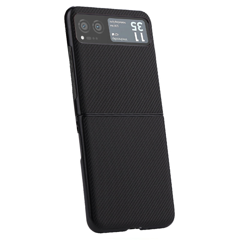Vili TC Series for Motorola Razr 40 5G PU Leather Coated PC+TPU Hybrid Cover Folding Phone Case