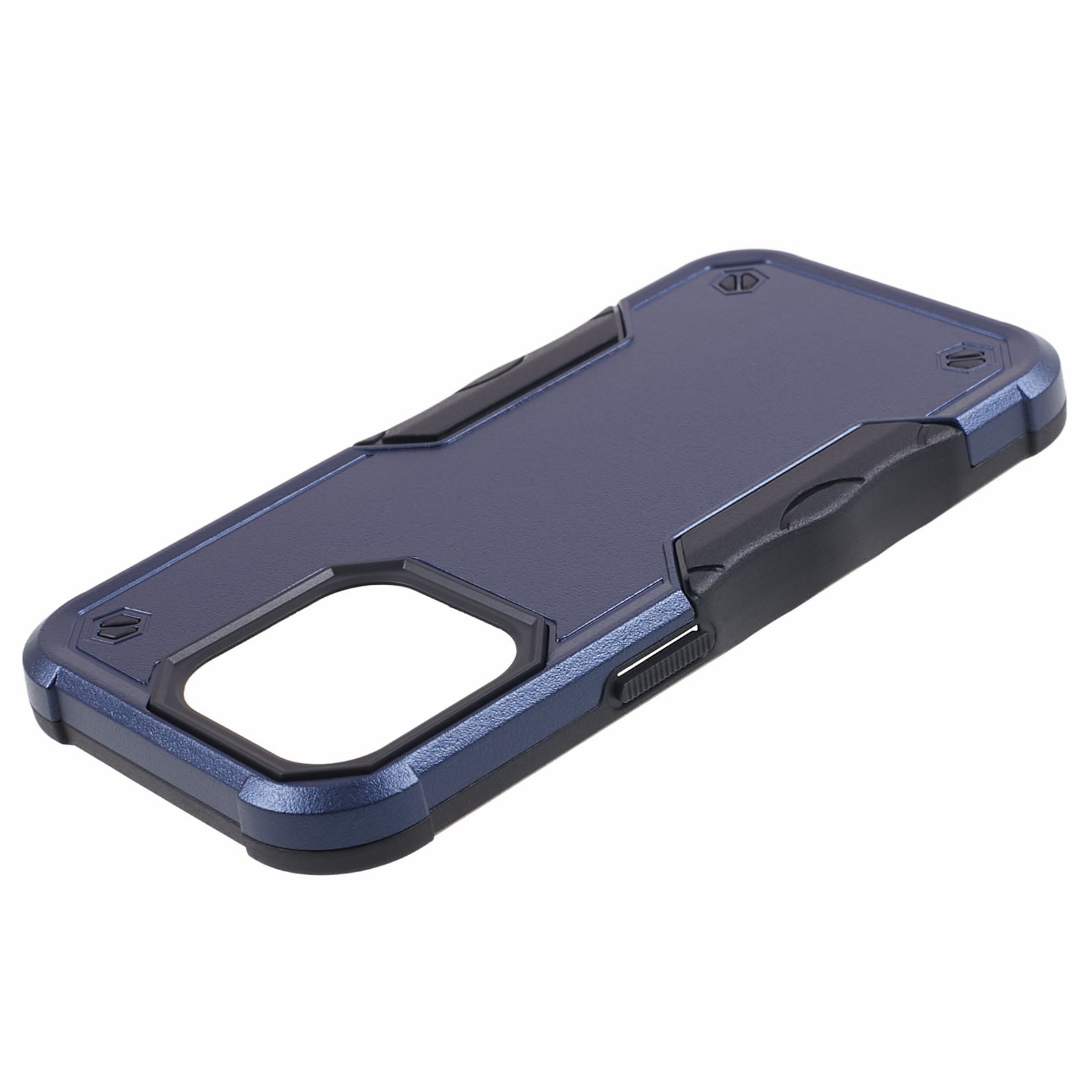 TPU + PC Phone Case for iPhone 15 Pro Max Anti-Drop Shockproof Slim Phone Cover - Blue