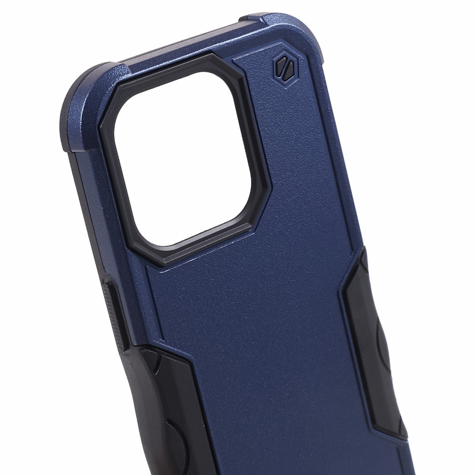 TPU + PC Phone Case for iPhone 15 Pro Max Anti-Drop Shockproof Slim Phone Cover - Blue