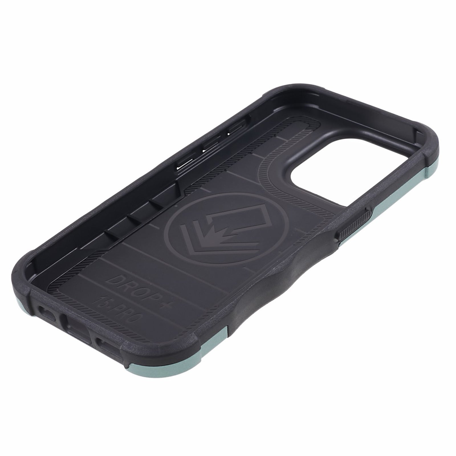 TPU + PC Phone Case for iPhone 15 Pro Max Anti-Drop Shockproof Slim Phone Cover - Green