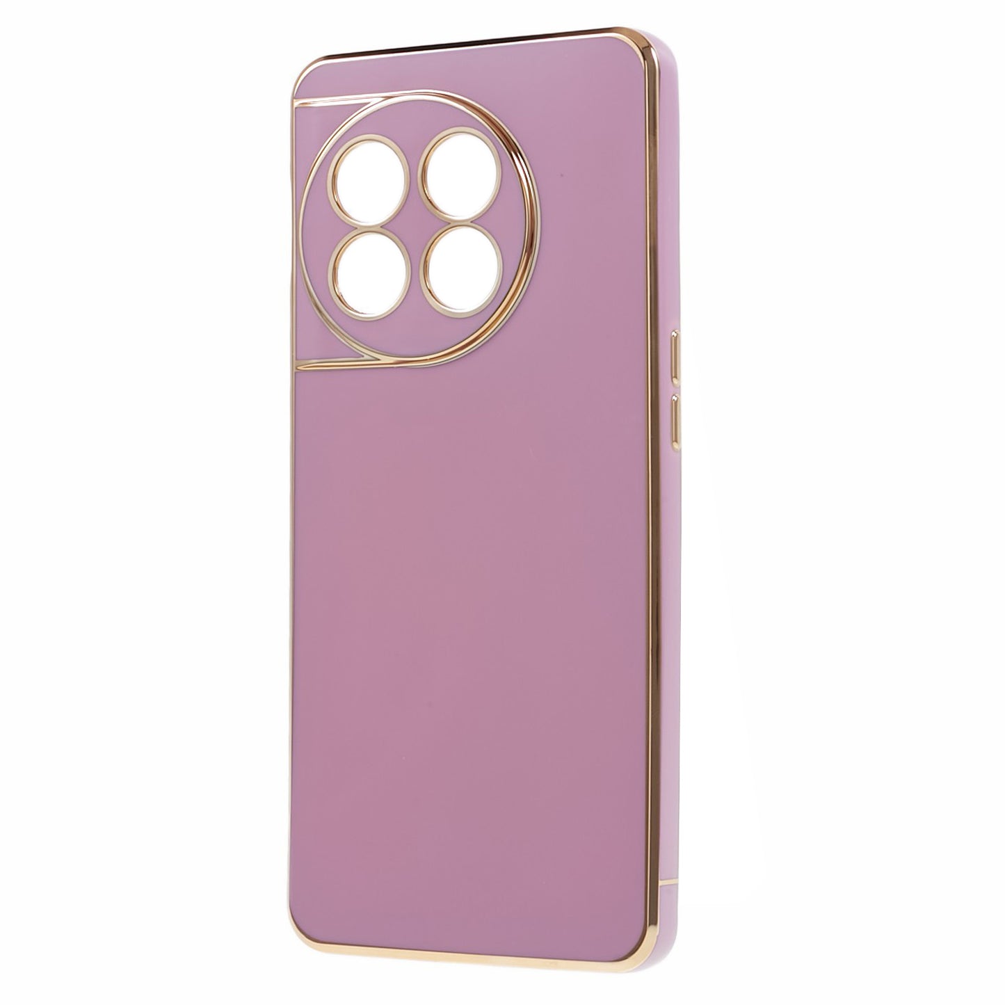 6D Glossy Anti-drop TPU Phone Case for OnePlus 11 5G Electroplating Smooth Phone Cover - Purple