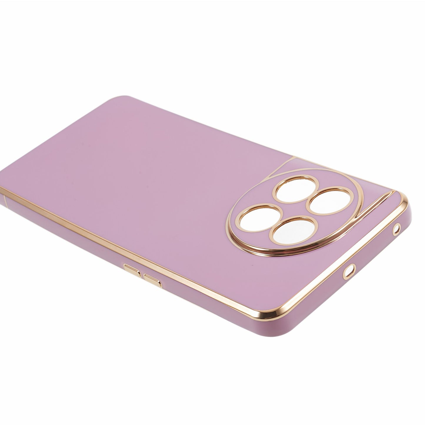 6D Glossy Anti-drop TPU Phone Case for OnePlus 11 5G Electroplating Smooth Phone Cover - Purple