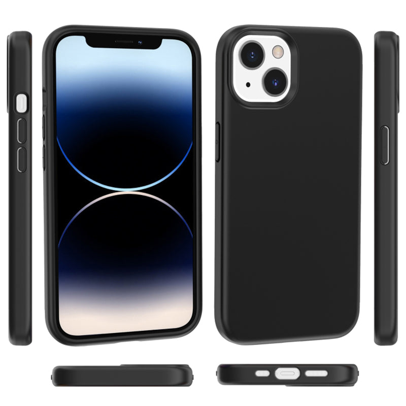 TPU+PC Shell For iPhone 15 Skin-touch Phone Case Thickened Drop Protection Phone Cover