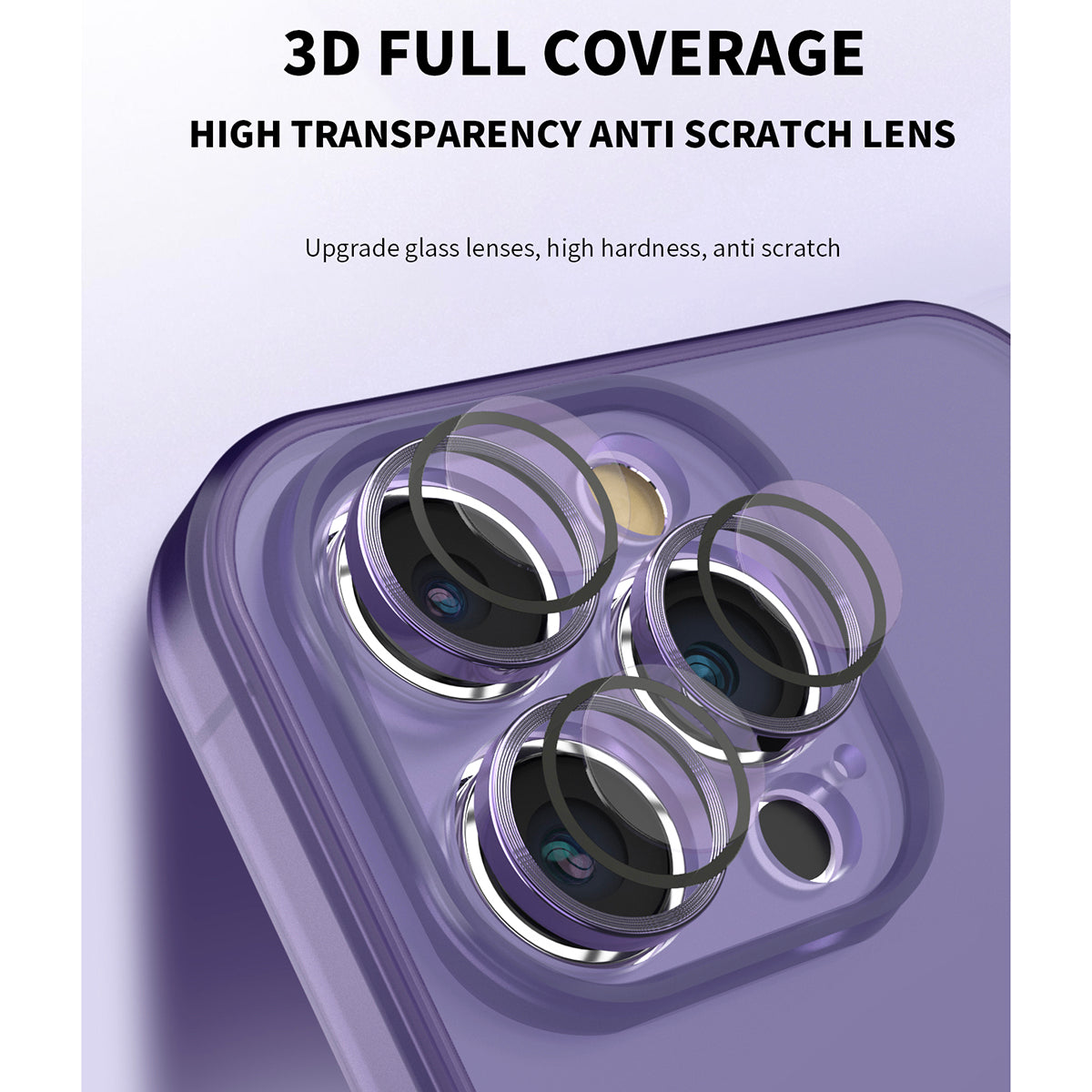 TPU+PC Hybrid Cases for iPhone 15 Pro Skin-touch Shockproof Translucent Frosted Phone Back Cover - Dark Purple