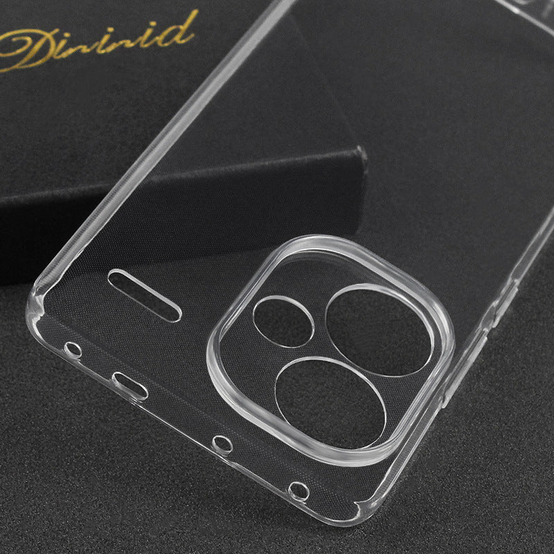 For Xiaomi Redmi Note 13 Pro+ 5G Precise Cutouts Ultra-Thin TPU Clear Phone Case Cell Phone Cover