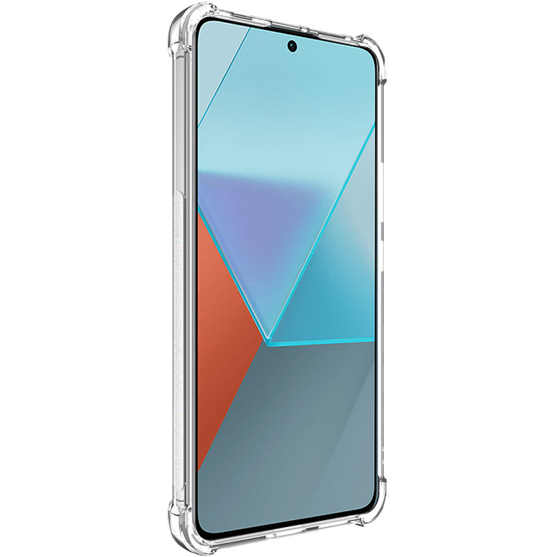 IMAK For Xiaomi Redmi Note 13 Pro 5G / Poco X6 5G Case Anti-Scratch TPU Cover Airbag Corner Anti-drop Phone Shell - Transparent