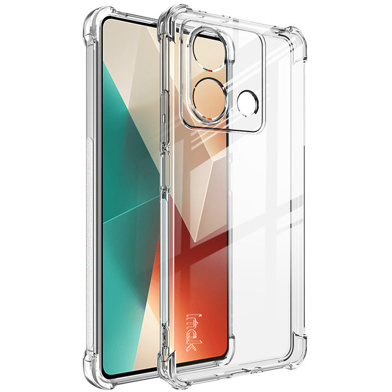 IMAK Phone Cover For Xiaomi Redmi Note 13 5G Case Clear Anti-drop Phone Shell - Transparent