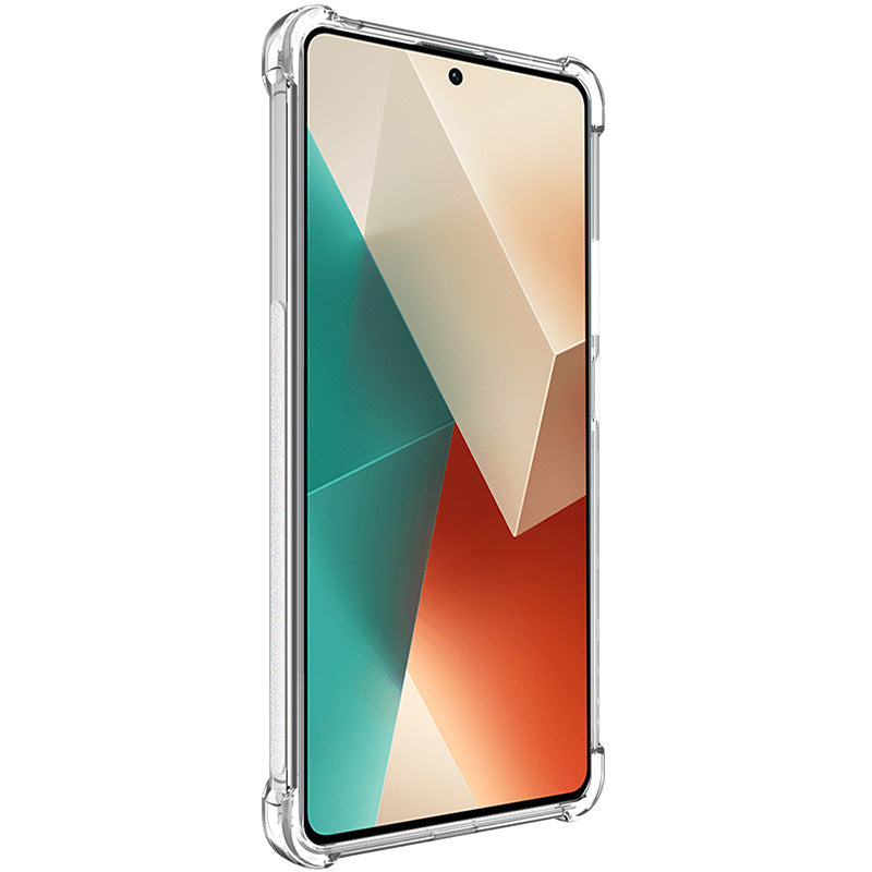IMAK Phone Cover For Xiaomi Redmi Note 13 5G Case Clear Anti-drop Phone Shell - Transparent