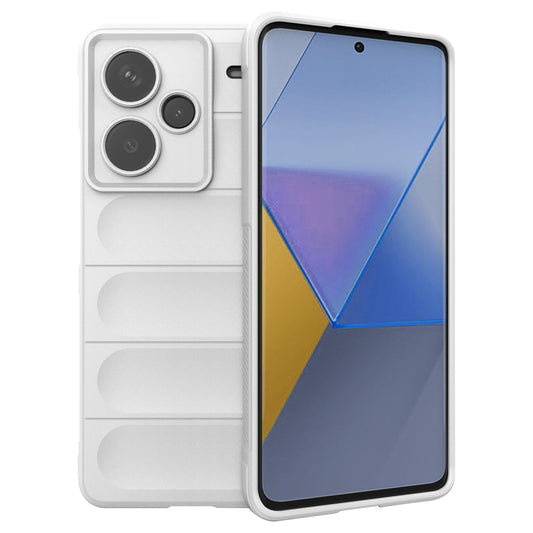 For Xiaomi Redmi Note 13 Pro+ 5G Case Anti-scratch TPU Rugged Phone Cover - White