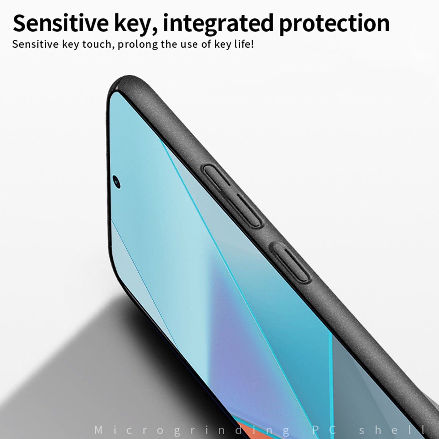 MOFI Shield Matte Series for Xiaomi Redmi Note 13 Pro 4G / 5G / Poco X6 5G / Poco M6 Pro 4G Case Hard PC Phone Cover - Grey