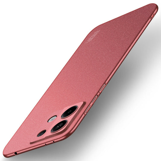 MOFI Shield Matte Series for Xiaomi Redmi Note 13 Pro 4G / 5G / Poco X6 5G / Poco M6 Pro 4G Case Hard PC Phone Cover - Red