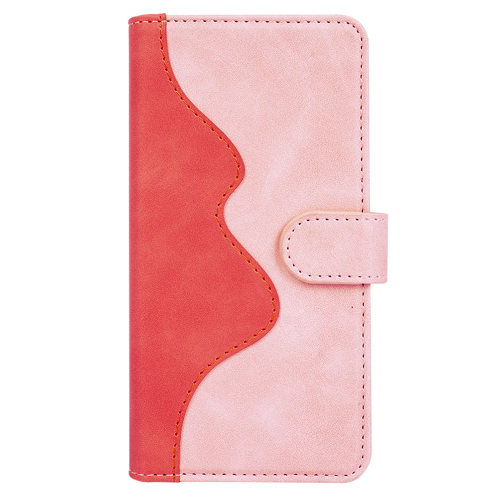 For Xiaomi Redmi Note 13 Pro 5G / Poco X6 5G Case Fully Wrapped PU Leather Wallet Phone Cover - Pink