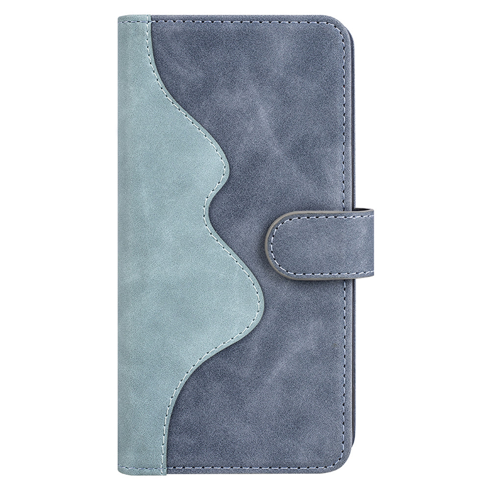 For Xiaomi Redmi Note 13 Pro 5G / Poco X6 5G Case Fully Wrapped PU Leather Wallet Phone Cover - Blue