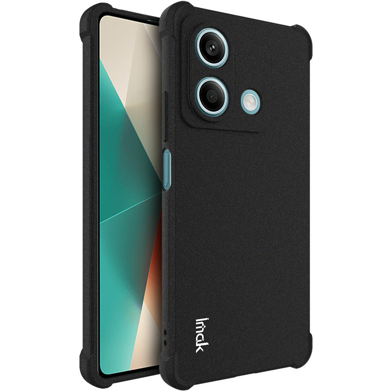 IMAK For Xiaomi Redmi Note 13 5G Case Drop-proof Matte Phone TPU Cover - Black