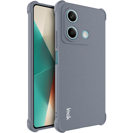IMAK For Xiaomi Redmi Note 13 5G Case Drop-proof Matte Phone TPU Cover - Grey