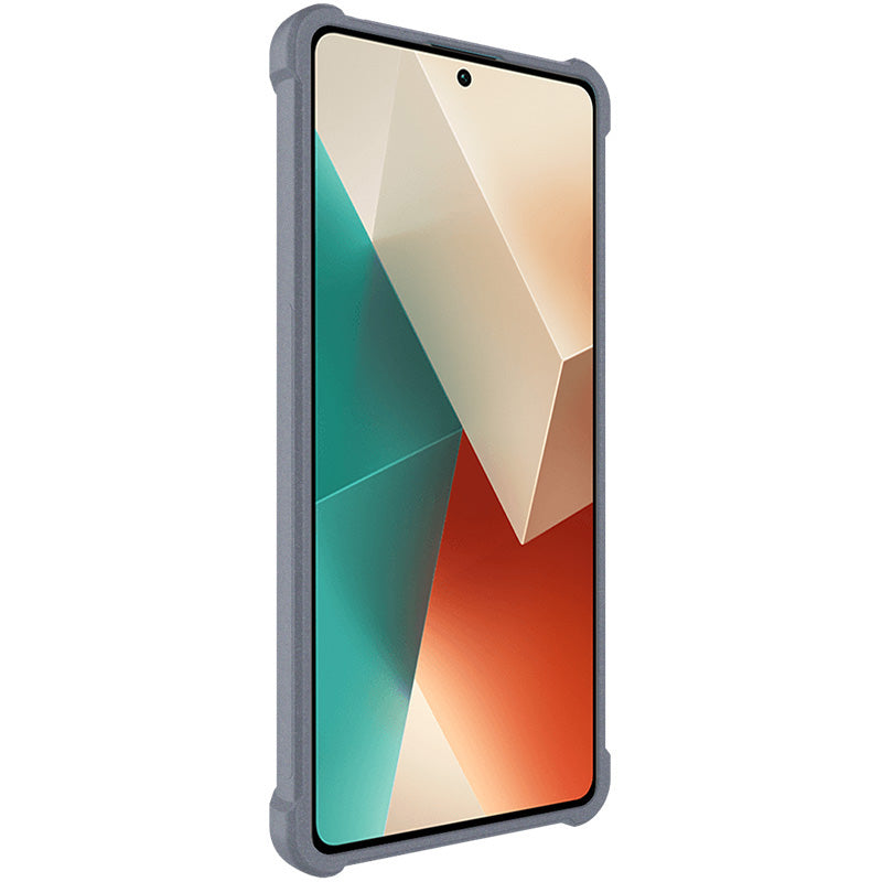 IMAK For Xiaomi Redmi Note 13 5G Case Drop-proof Matte Phone TPU Cover - Grey