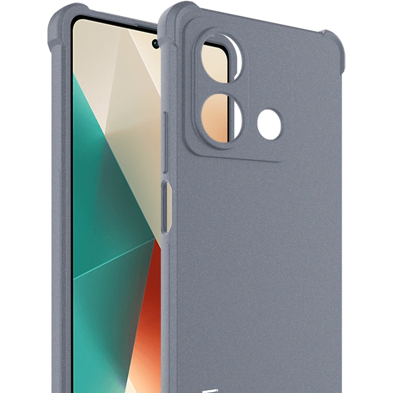 IMAK For Xiaomi Redmi Note 13 5G Case Drop-proof Matte Phone TPU Cover - Grey