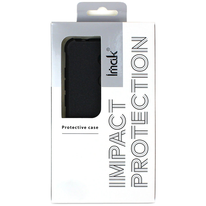 IMAK For Xiaomi Redmi Note 13 Pro+ TPU Case Anti-drop Matte Phone Back Cover - Black
