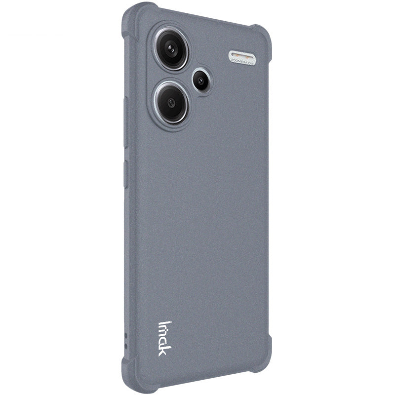 IMAK For Xiaomi Redmi Note 13 Pro+ TPU Case Anti-drop Matte Phone Back Cover - Grey