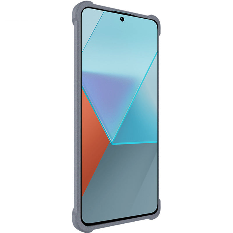IMAK For Xiaomi Redmi Note 13 Pro+ TPU Case Anti-drop Matte Phone Back Cover - Grey