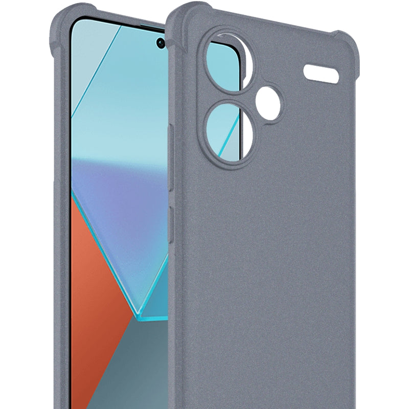 IMAK For Xiaomi Redmi Note 13 Pro+ TPU Case Anti-drop Matte Phone Back Cover - Grey