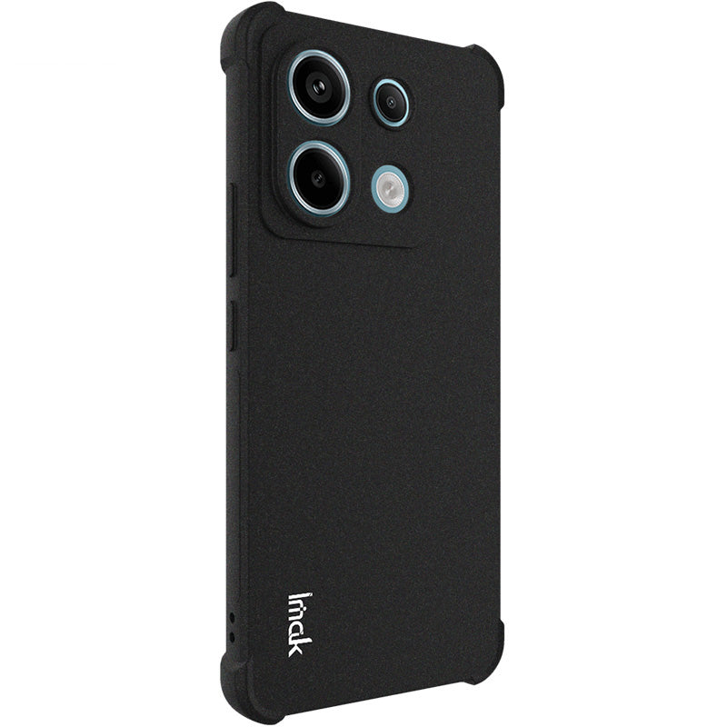 IMAK For Xiaomi Redmi Note 13 Pro 5G / Poco X6 5G Case Reinforced Corners Matte Phone Cover - Black