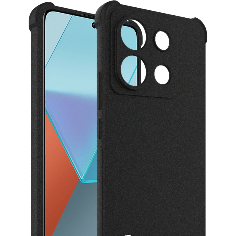 IMAK For Xiaomi Redmi Note 13 Pro 5G / Poco X6 5G Case Reinforced Corners Matte Phone Cover - Black