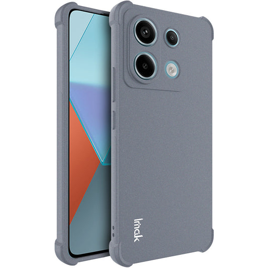 IMAK For Xiaomi Redmi Note 13 Pro 5G / Poco X6 5G Case Reinforced Corners Matte Phone Cover - Grey