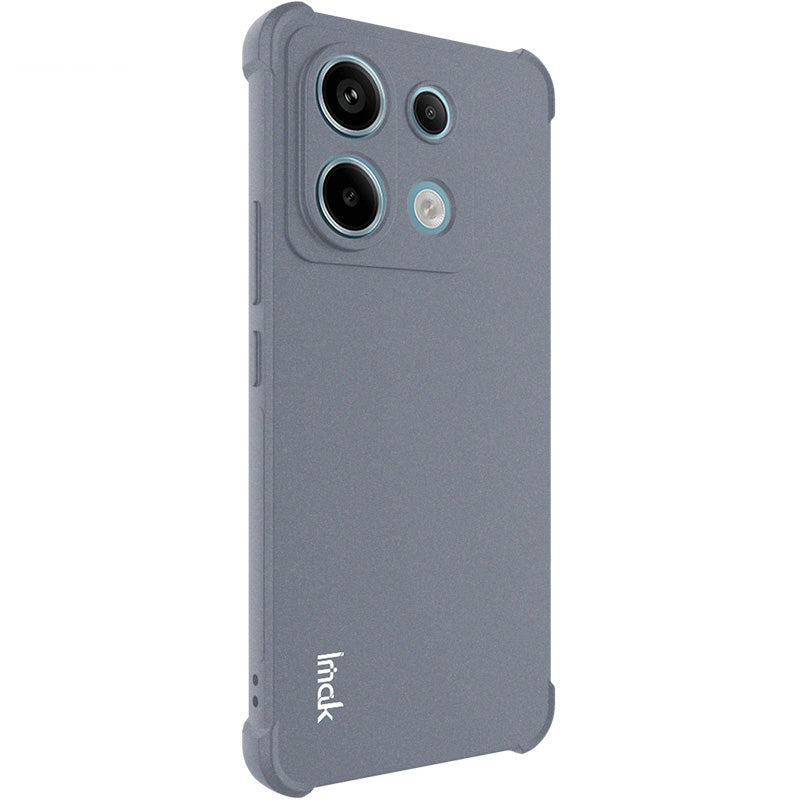 IMAK For Xiaomi Redmi Note 13 Pro 5G / Poco X6 5G Case Reinforced Corners Matte Phone Cover - Grey