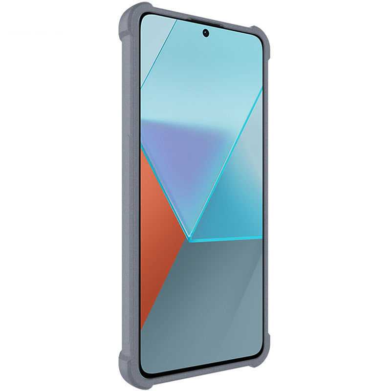 IMAK For Xiaomi Redmi Note 13 Pro 5G / Poco X6 5G Case Reinforced Corners Matte Phone Cover - Grey