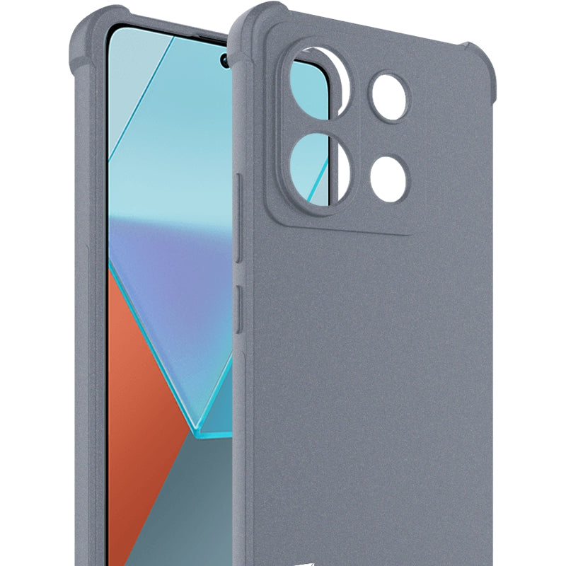 IMAK For Xiaomi Redmi Note 13 Pro 5G / Poco X6 5G Case Reinforced Corners Matte Phone Cover - Grey