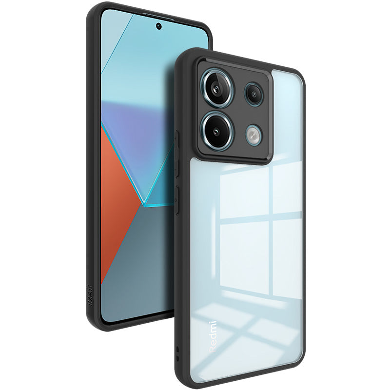 IMAK UX-9A Series for Xiaomi Redmi Note 13 Pro 5G / Poco X6 5G Case TPU + PC Anti-drop Clear Phone Cover
