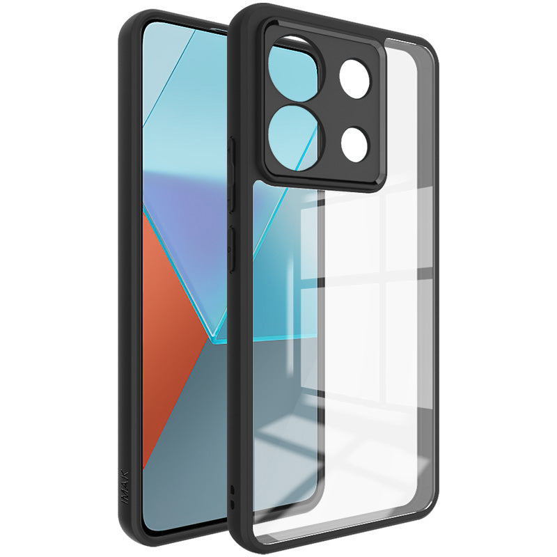 IMAK UX-9A Series for Xiaomi Redmi Note 13 Pro 5G / Poco X6 5G Case TPU + PC Anti-drop Clear Phone Cover
