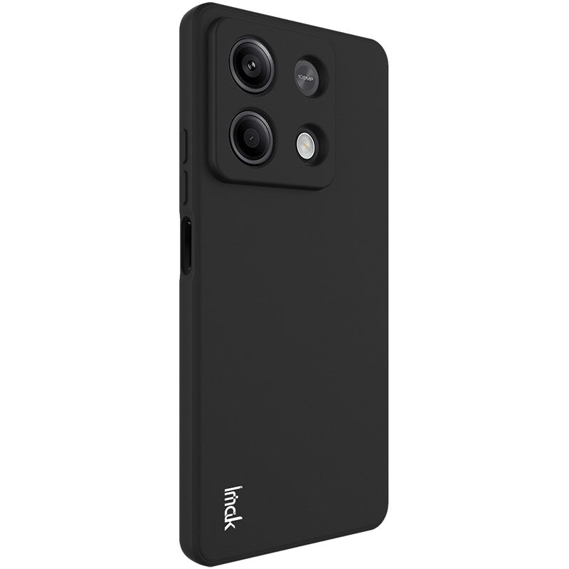 IMAK UC-4 Series for Xiaomi Redmi Note 13 5G TPU Case Straight Edge Phone Cover - Black