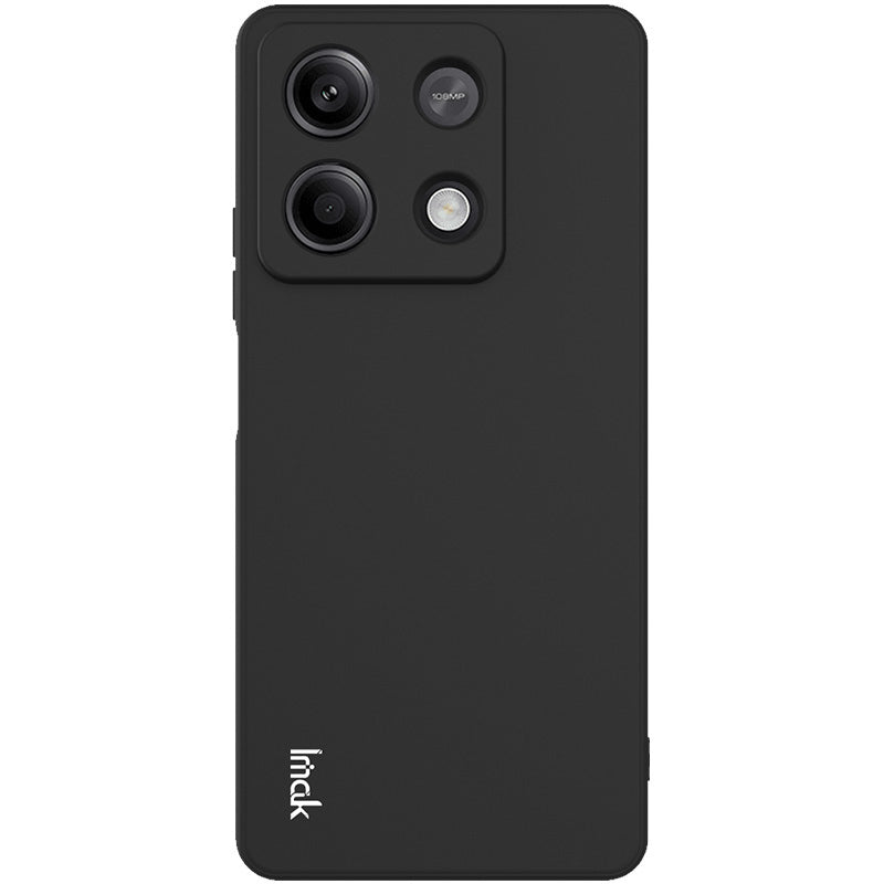 IMAK UC-4 Series for Xiaomi Redmi Note 13 5G TPU Case Straight Edge Phone Cover - Black