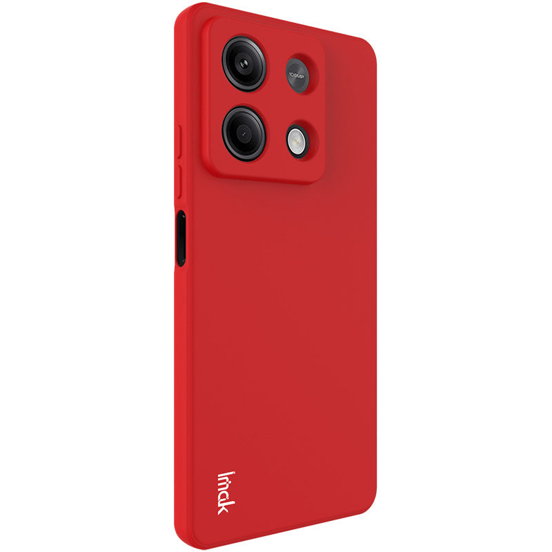 IMAK UC-4 Series for Xiaomi Redmi Note 13 5G TPU Case Straight Edge Phone Cover - Red