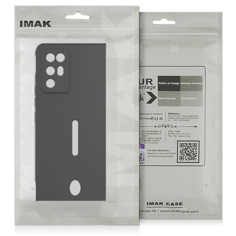 IMAK UC-4 Series for Xiaomi Redmi Note 13 5G TPU Case Straight Edge Phone Cover - Red