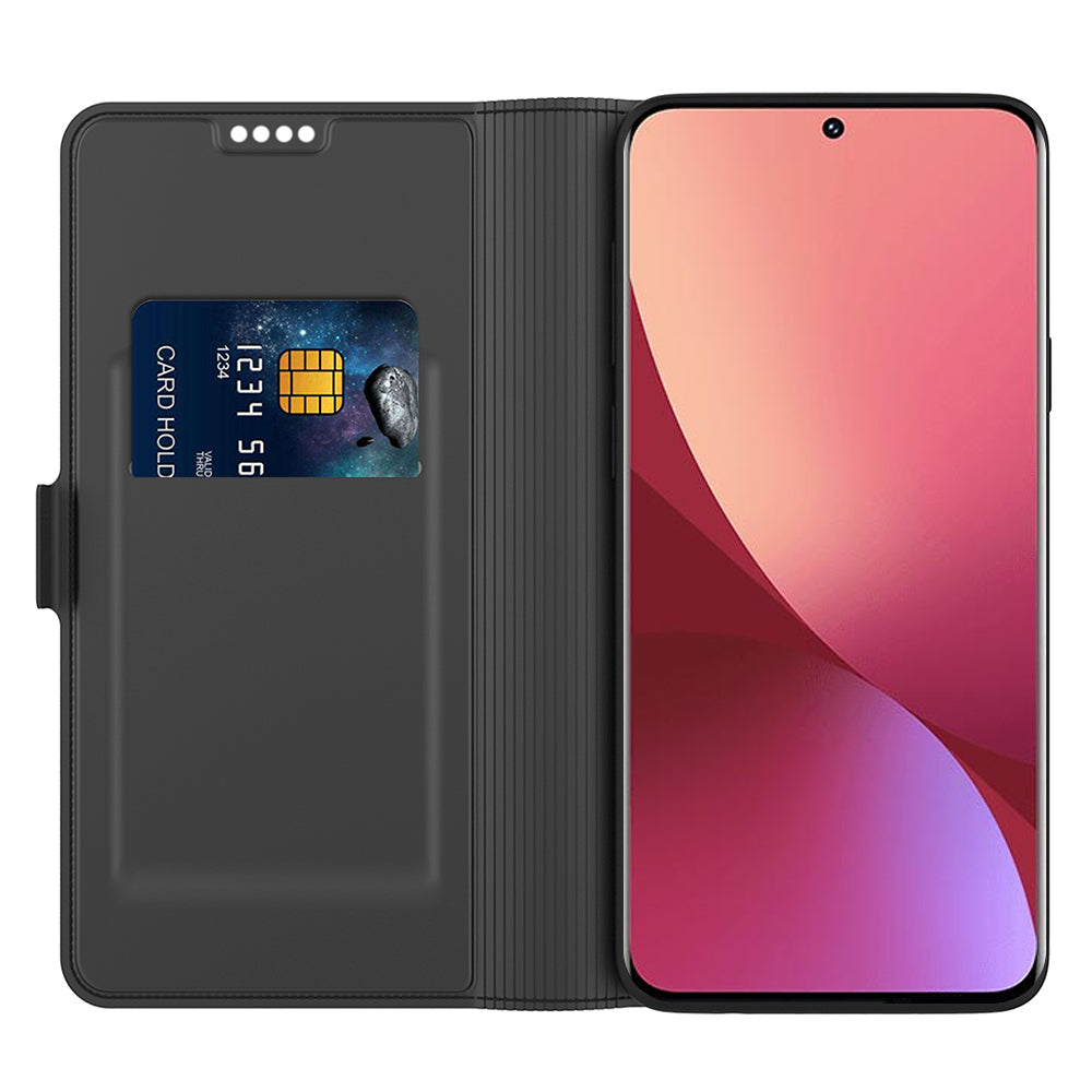For Xiaomi Redmi Note 13 Pro+ Phone Case Magnetic Card Slot Leather Phone Cover - Black