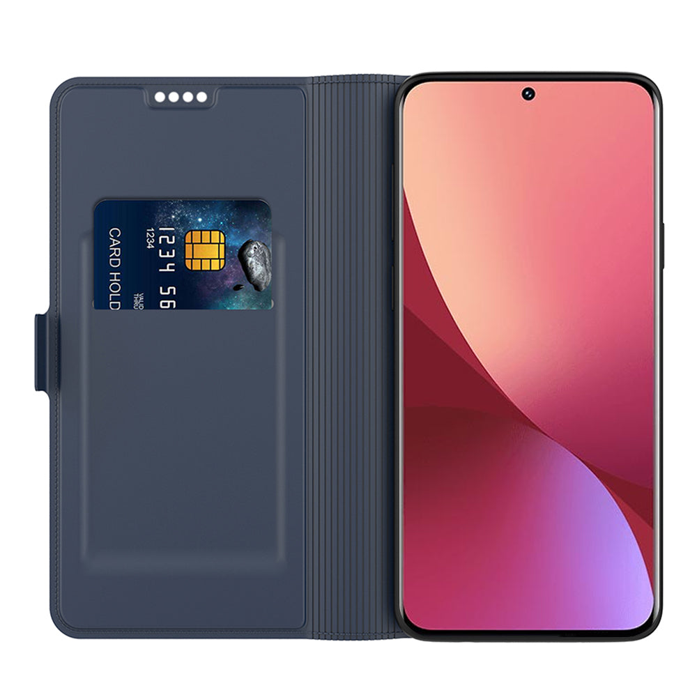For Xiaomi Redmi Note 13 Pro+ Phone Case Magnetic Card Slot Leather Phone Cover - Blue