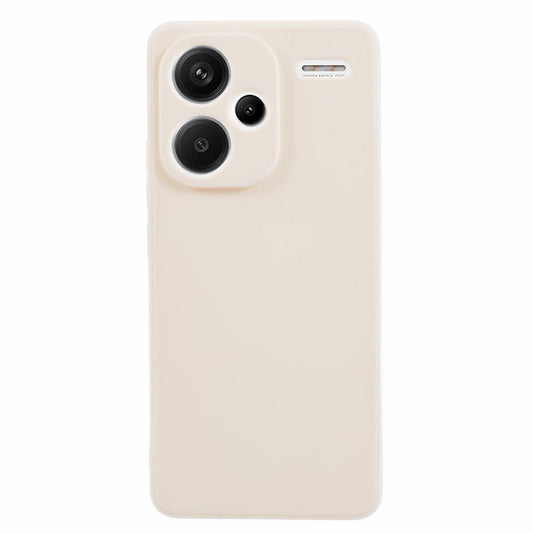 For Xiaomi Redmi Note 13 Pro+ 5G Case Straight Edge Soft TPU Phone Back Cover - White