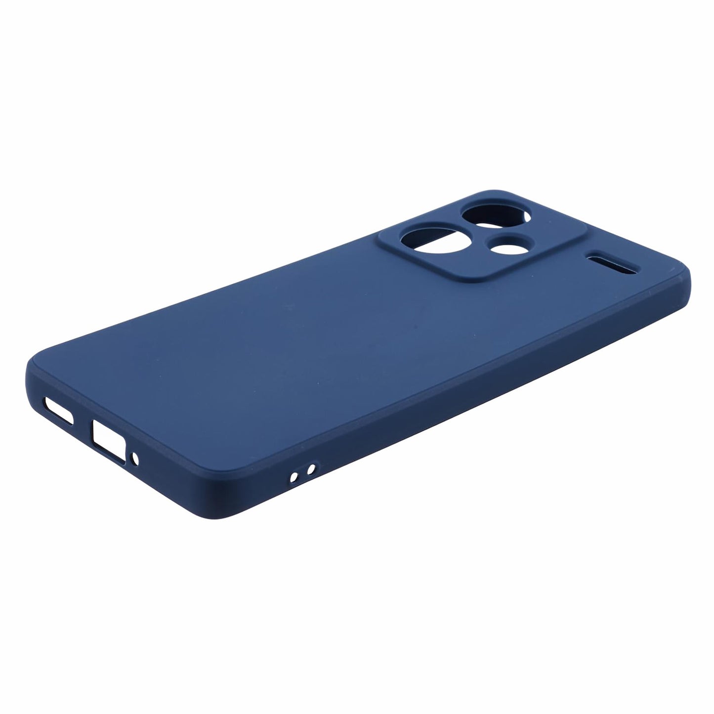 For Xiaomi Redmi Note 13 Pro+ 5G Case Straight Edge Soft TPU Phone Back Cover - Sapphire
