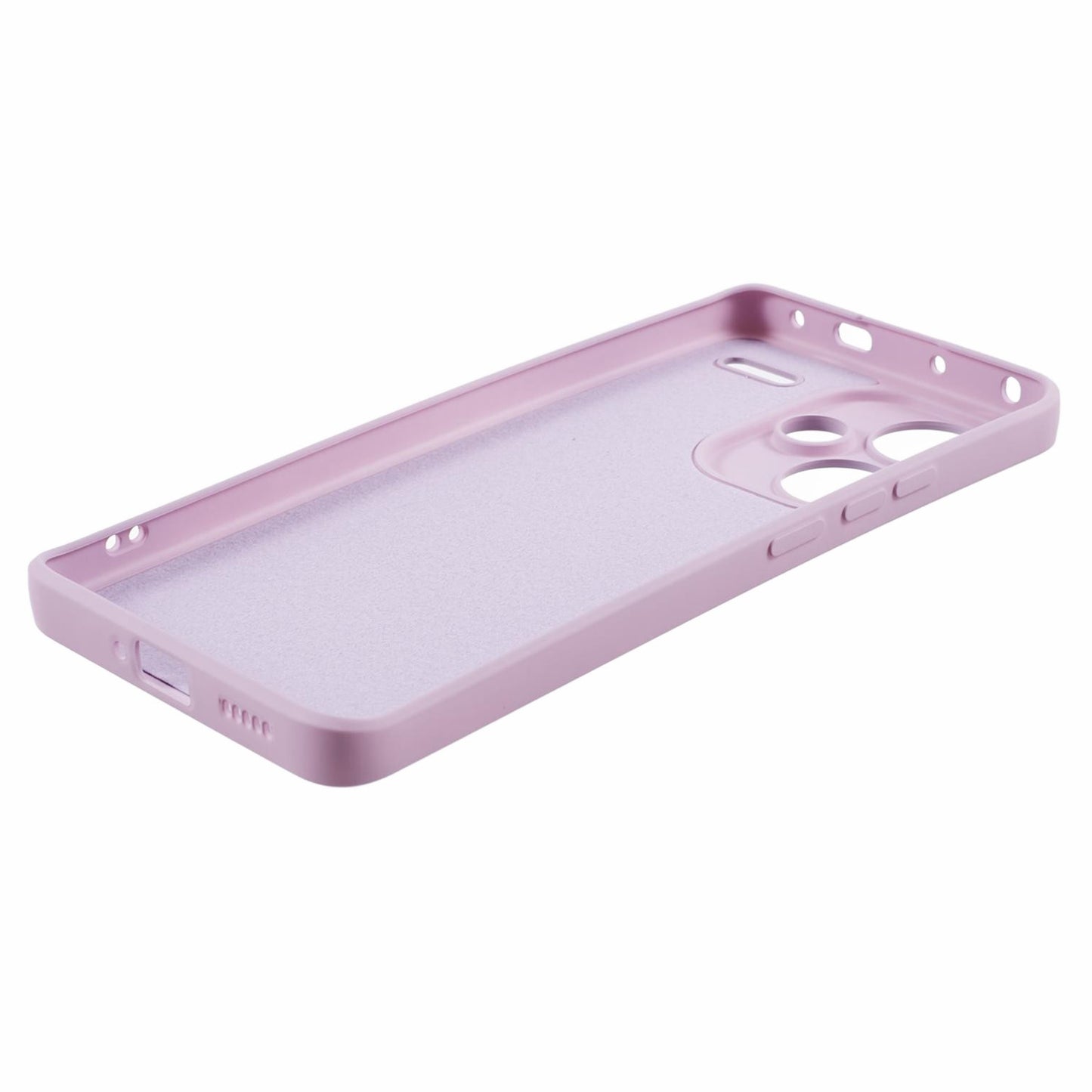 For Xiaomi Redmi Note 13 Pro+ 5G Case TPU Fiber Lining Protective Phone Cover - Purple